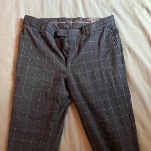 H&M Mens Checkered Trouser Size 32R